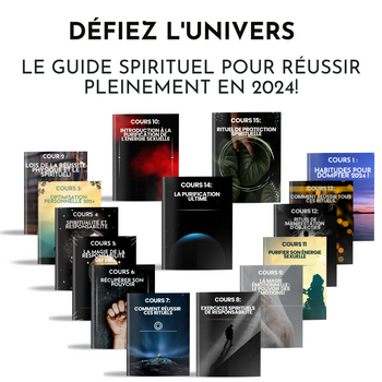 Défiez l'Univers : Guide Spirituel de 15 cours pour Réussir Pleinement en 2024!