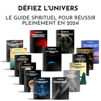 Défiez l'Univers : Guide Spirituel de 15 cours pour Réussir Pleinement en 2025!